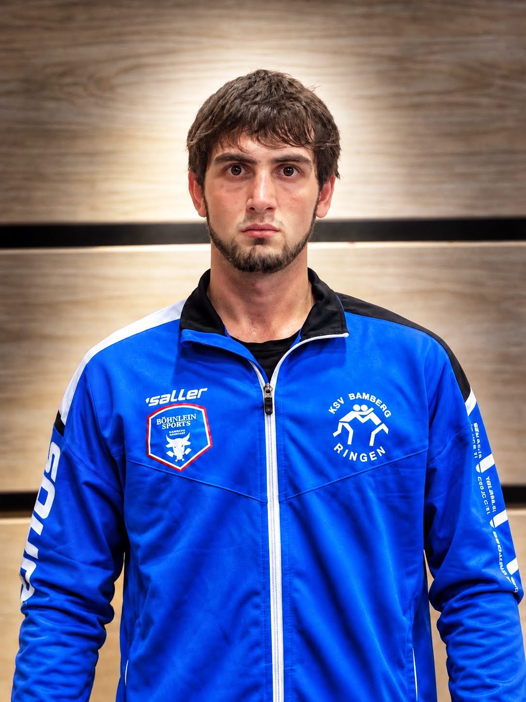 Porträt von Zalimkhan Khamiev, Ringer des KSV Bamberg in der Klasse 75 kg